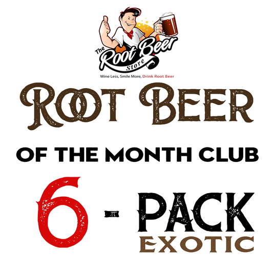 Root Beer Of The Month Club Subscription - Exotic 6 Pack (6mo pre-pay)