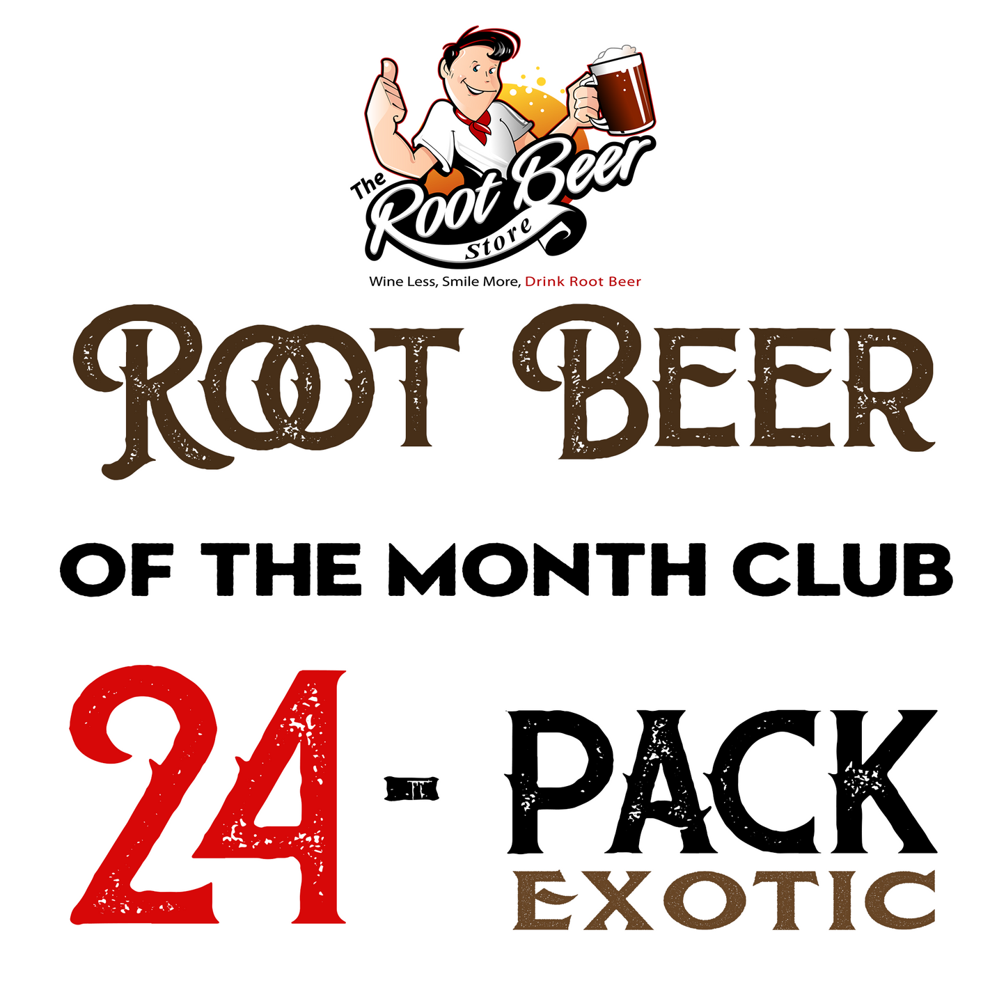 Root Beer Of The Month Club - Exotic 24 Pack