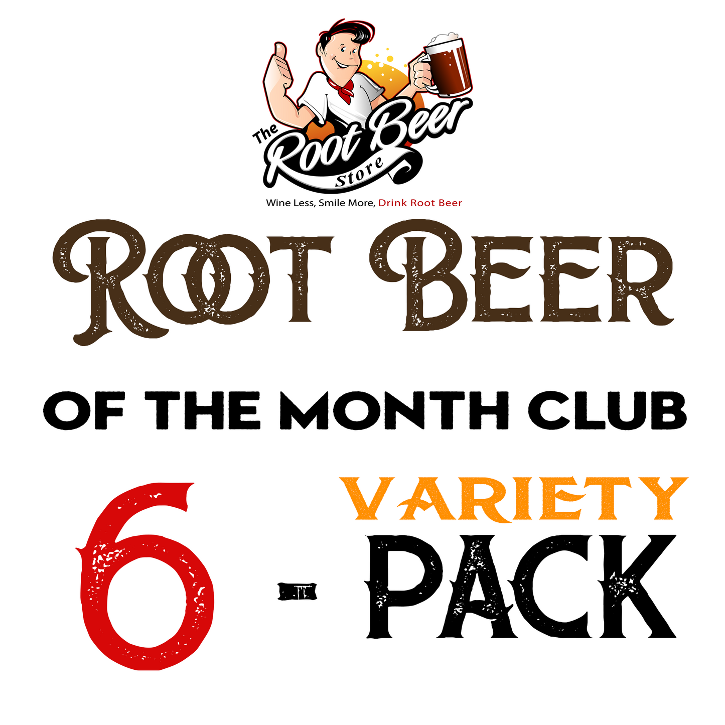 Root Beer Of The Month Club - Variety 6 Pack