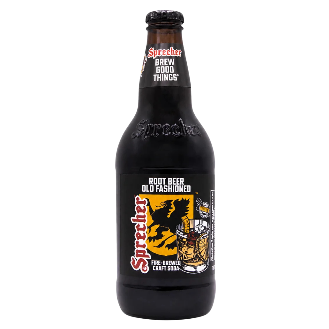 Sprecher Root Beer – 16 oz Glass Bottle